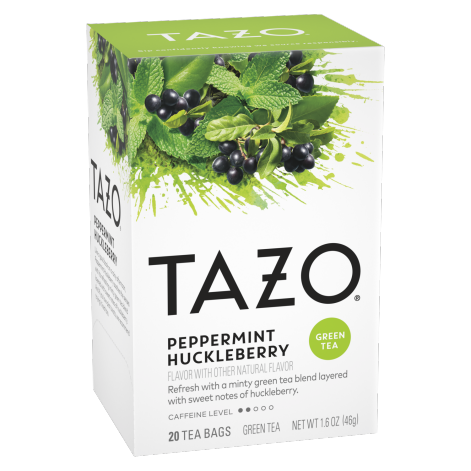 Tazo Peppermint Huckleberry Tea Bags 20 ct image
