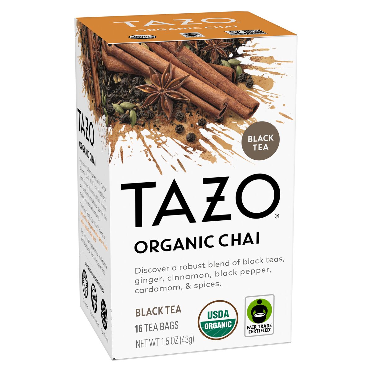 ORGANIC CHAI 16 TEA BAGS image