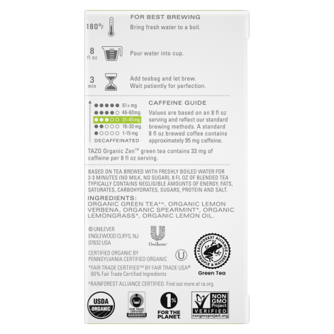 REGENERATIVE ORGANIC ZEN™ 16 TEA BAGS image