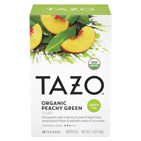 Ie Green Tea: Peach Green Tea, 8 Pk