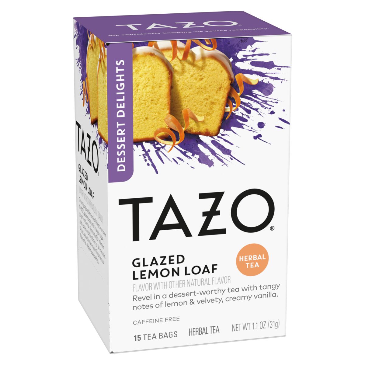 GLAZED LEMON LOAF 15 TEA BAGS image