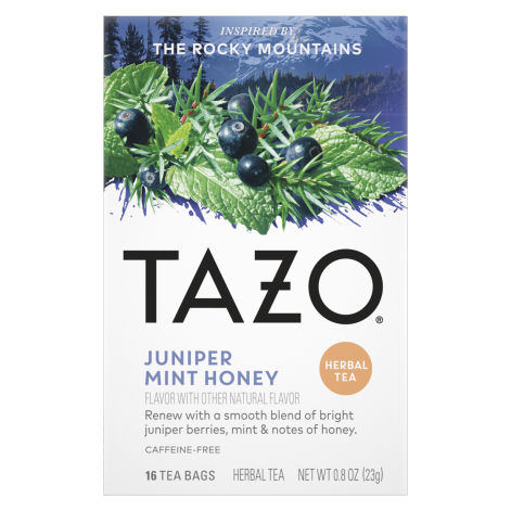 JUNIPER MINT HONEY HERBAL TEA BAGS image