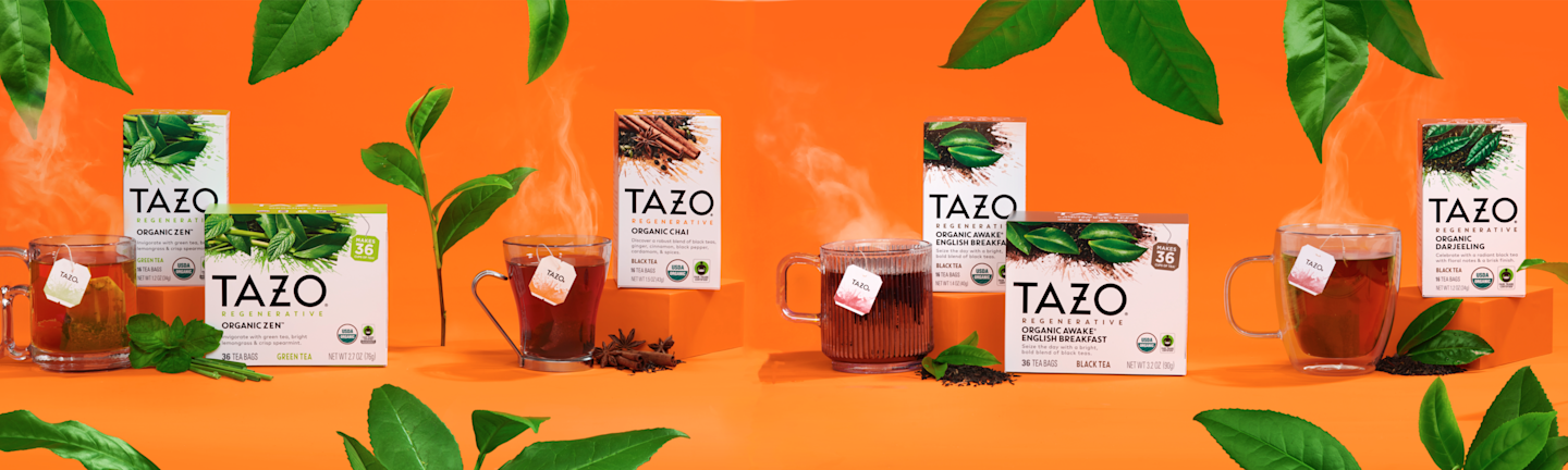 Tea Bags, Tea K-Cup® Pods & Lattes | TAZO® Tea | TAZO
