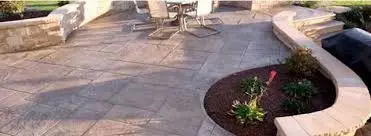 stamped concrete design