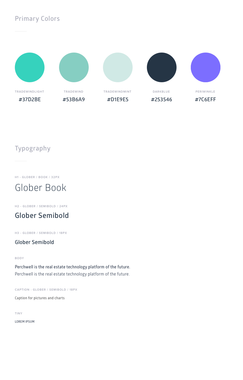 Define color design color palette and typography