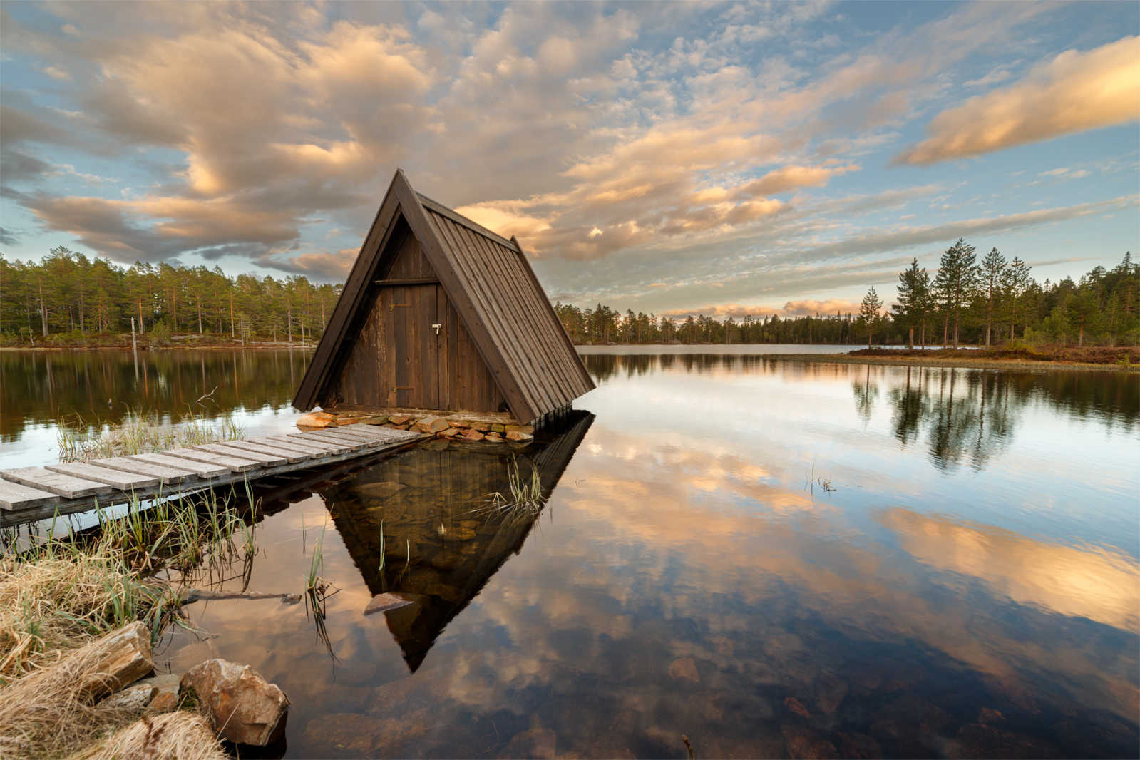 Sachsendam near Kongsberg, Norway