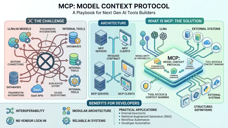 MCP: Model Context Protocol: A Playbook for Next Gen AI Tools Builders LLMs are