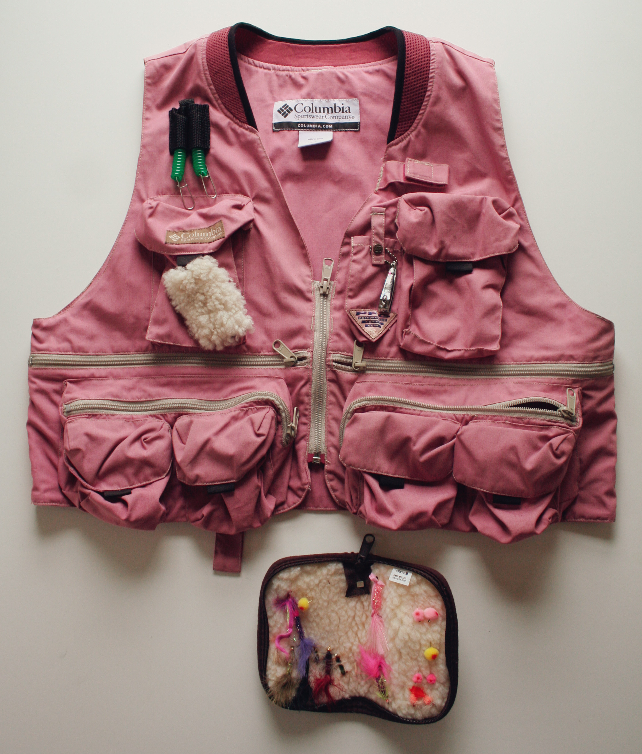 Fly fishing vest pocket inspiration - Amelia Greenhall
