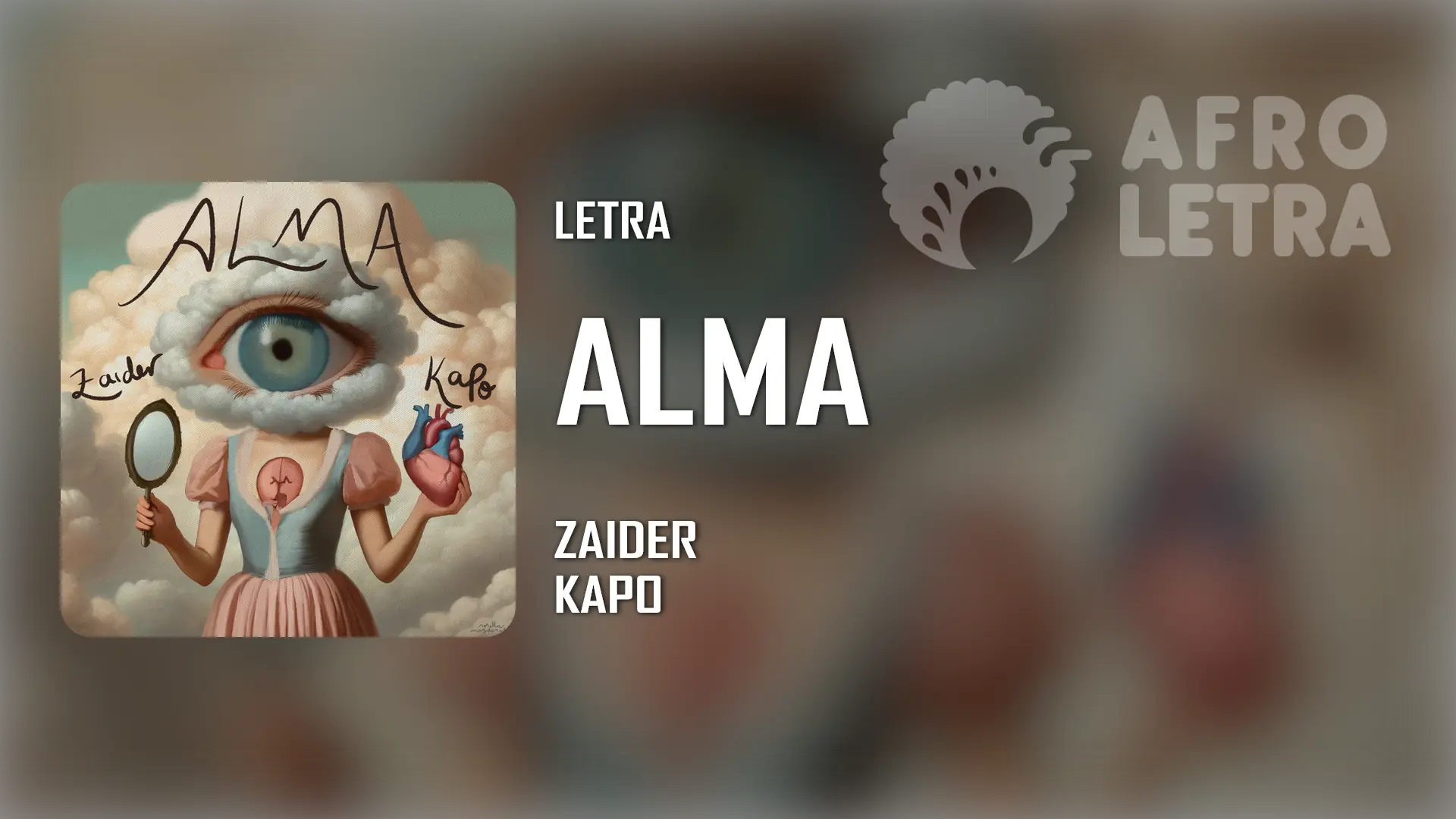 Cover de la letra: Alma de Kapo Ft Zaider