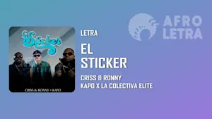 Imagen representando El Sticker de Criss y Ronny ft Kapo