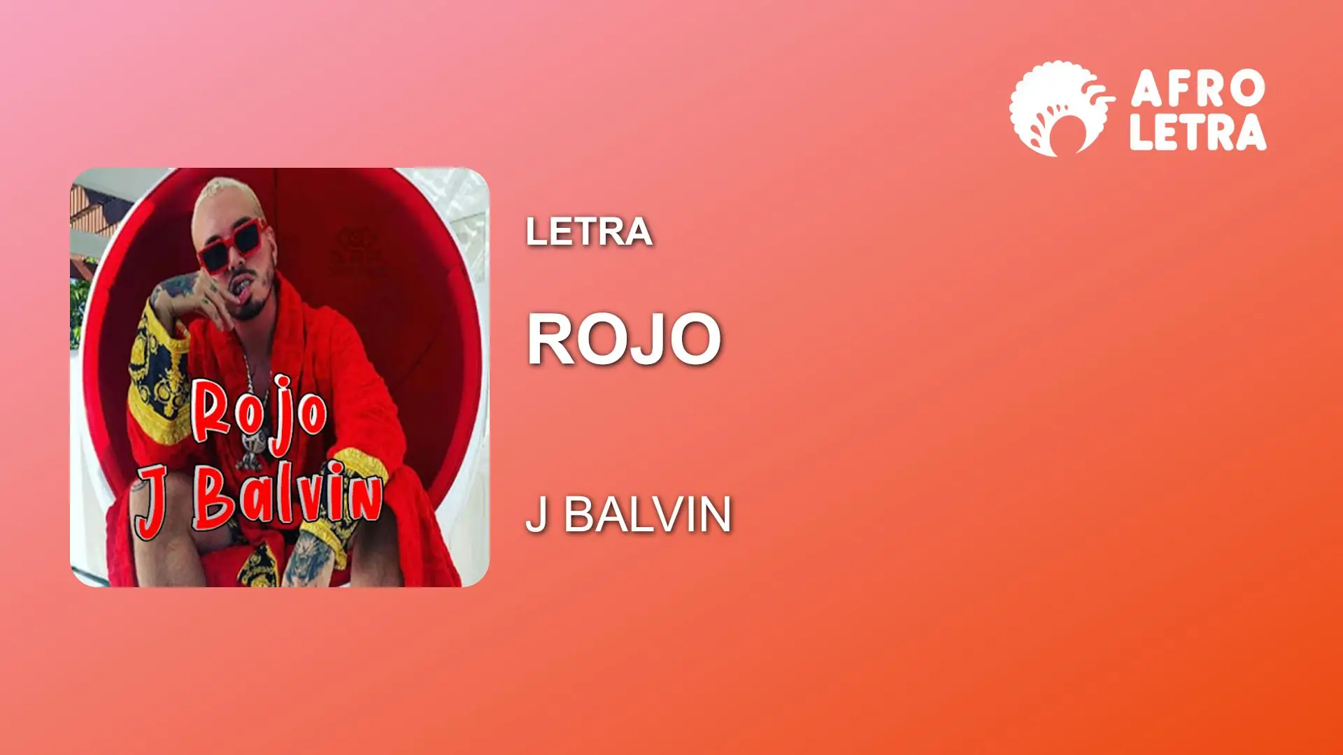Imagen representando Rojo de J Balvin