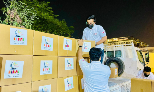 MALL OF QATAR DISTRIBUTES FOOD KITS TO LABORERS ACROSS QATAR