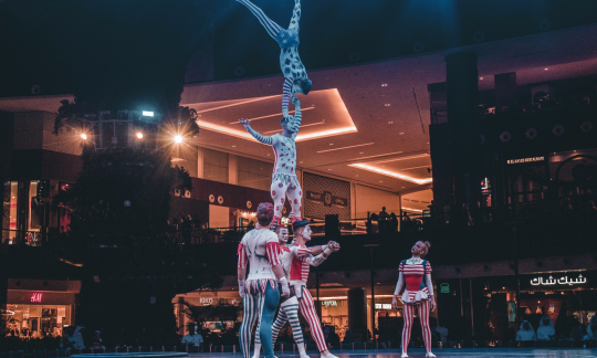 International Acrobats Take the Ooredoo Stage at Mall of Qatar’s Oasis