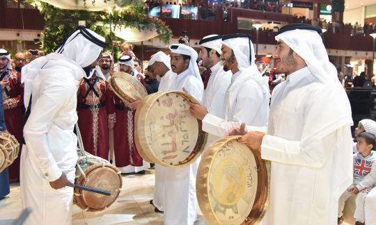 احتفال بمناسبة اليوم الوطني لدولة قطر في مول الوطن