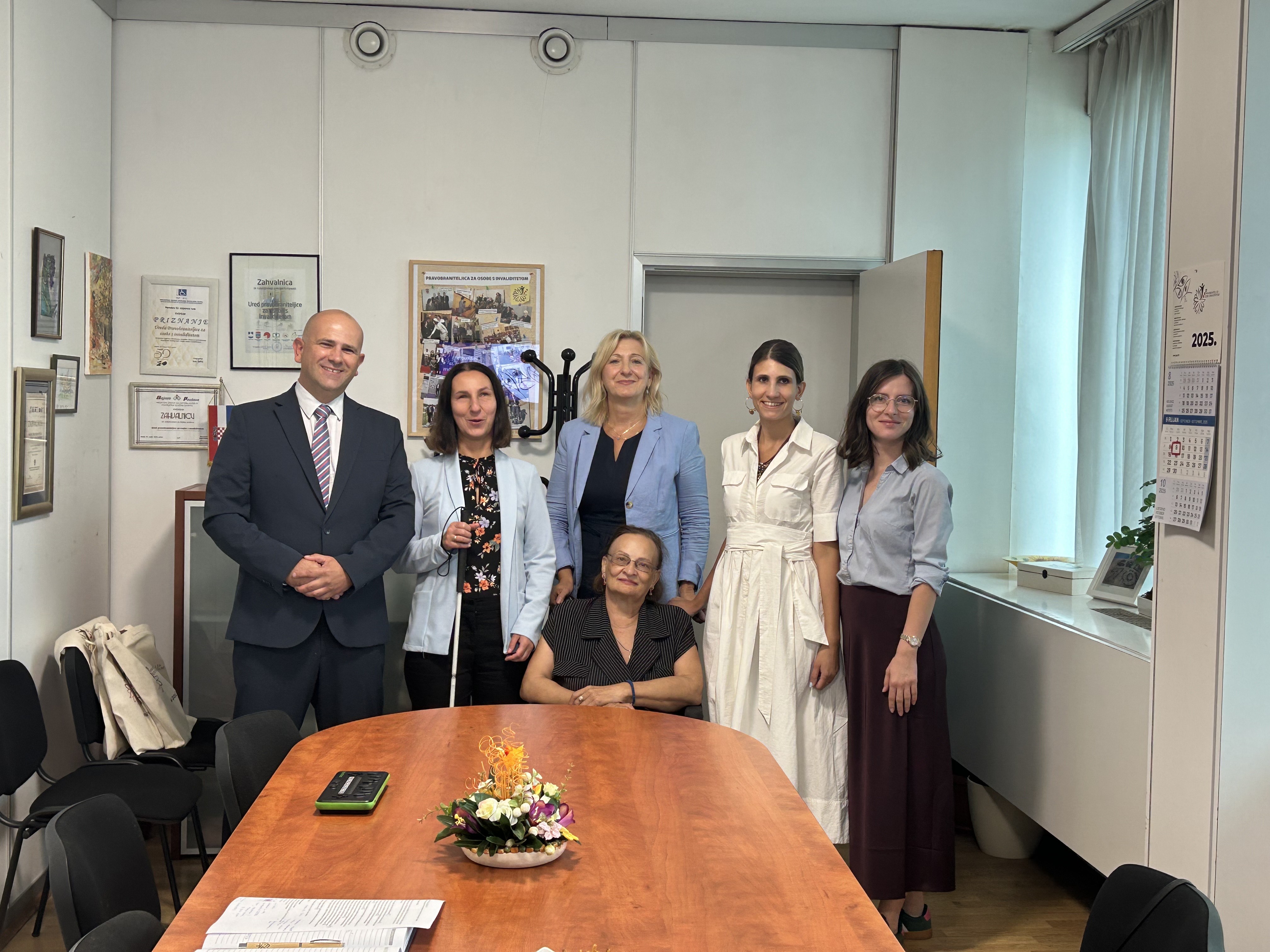 Studijska posjeta Pravobranitelju za osobe s invaliditetom