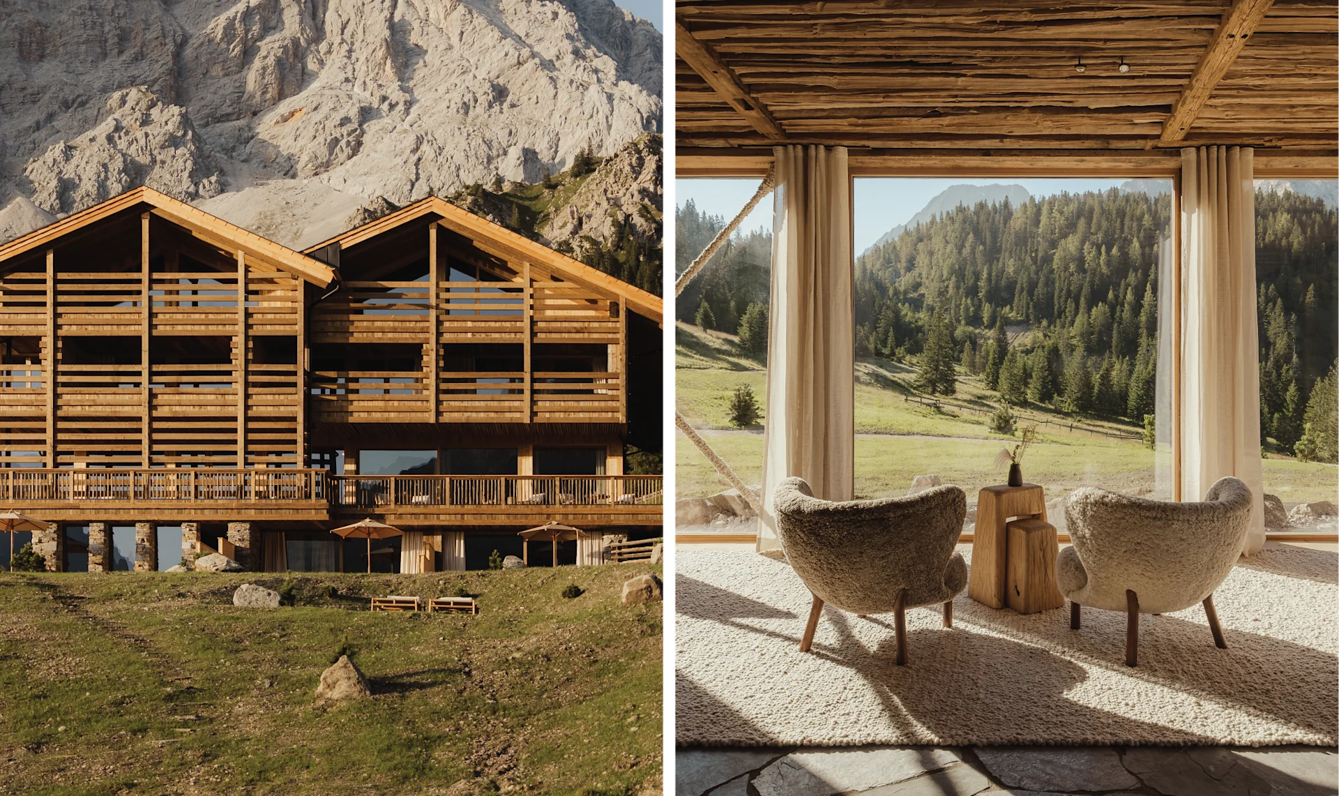 Eriro Hotel in Tyrol offering a contemporary alpine experience with views of the Austrian Alps