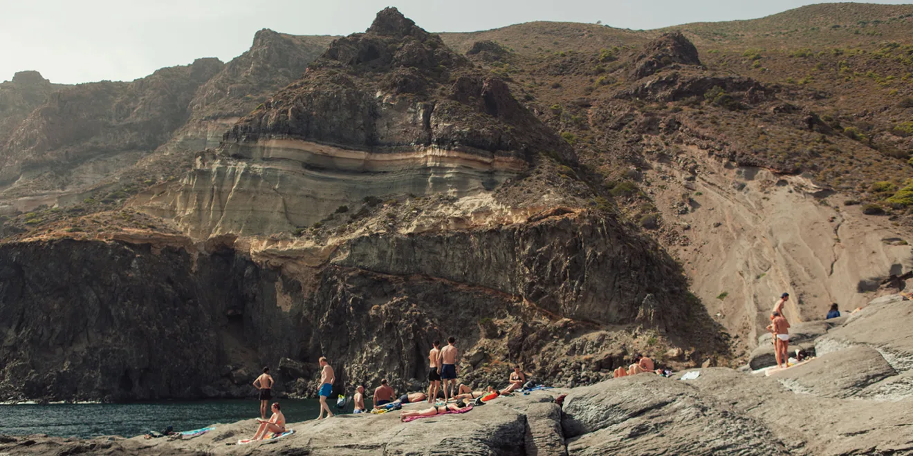 Photo of Balata Dei Turchi on Pantelleria Island Italy.