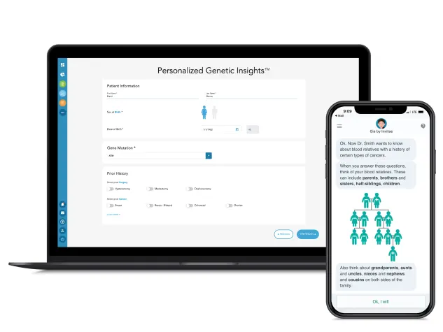 Personalized Genetic Insights Graphic on a Computer and Phone – Invitae Corporation