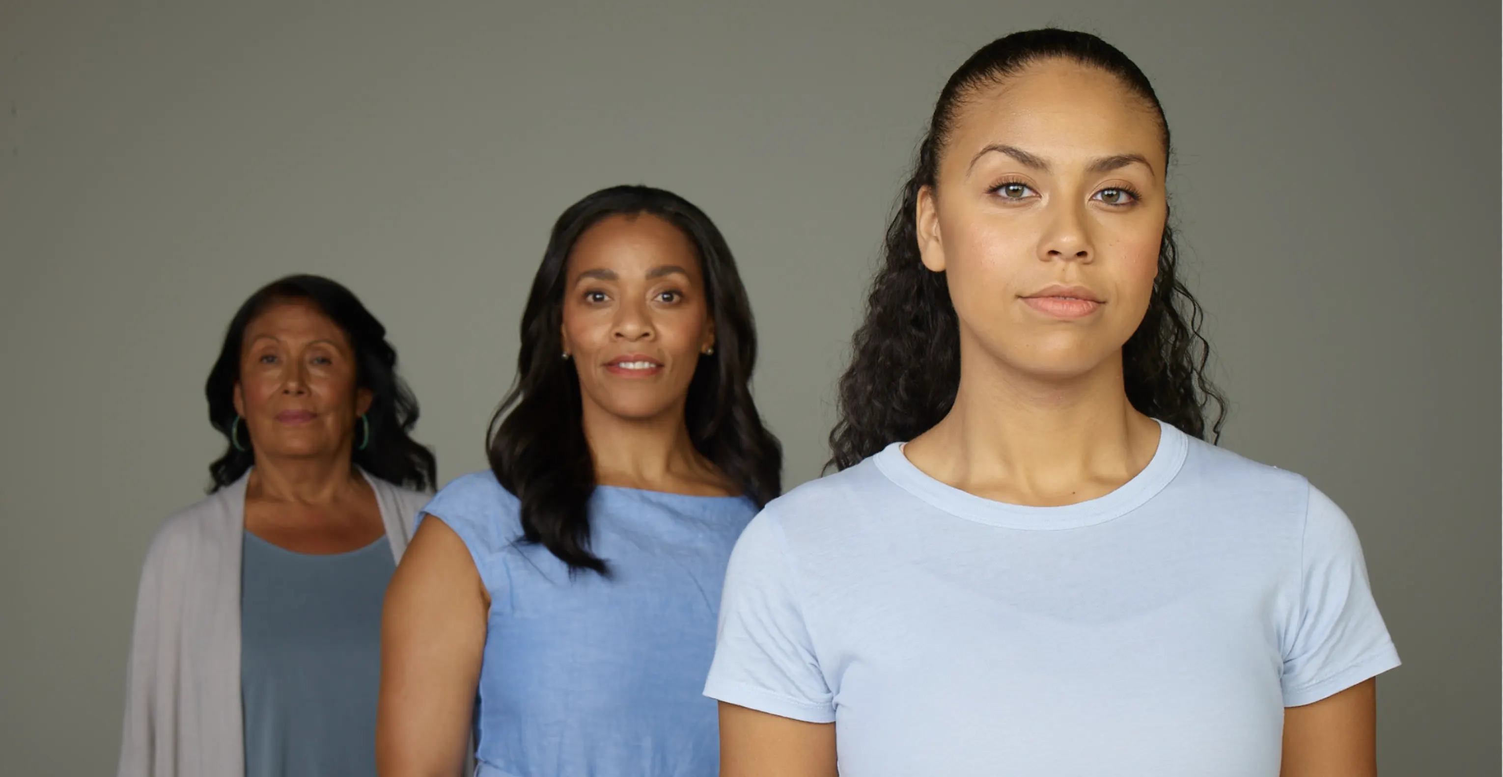 trio of women