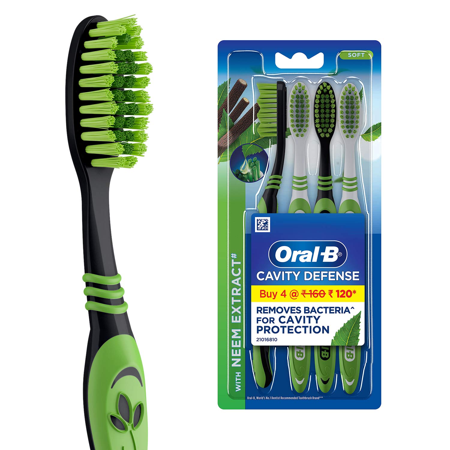 Buy Cavity Defense Neem Extract Toothbrush | Oral-B India