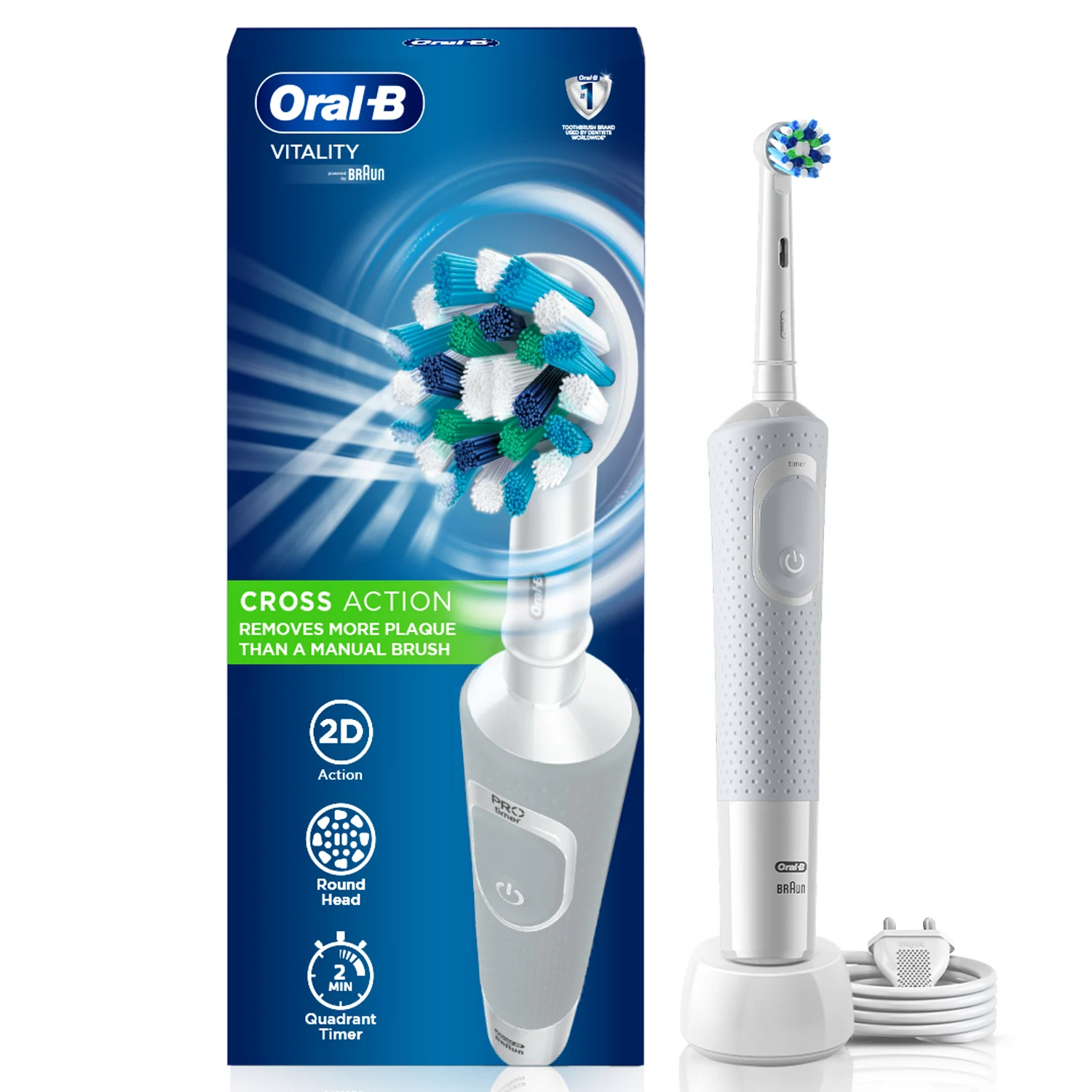 Oral-B Vitality Cross Action Electric Toothbrush Oral-B India