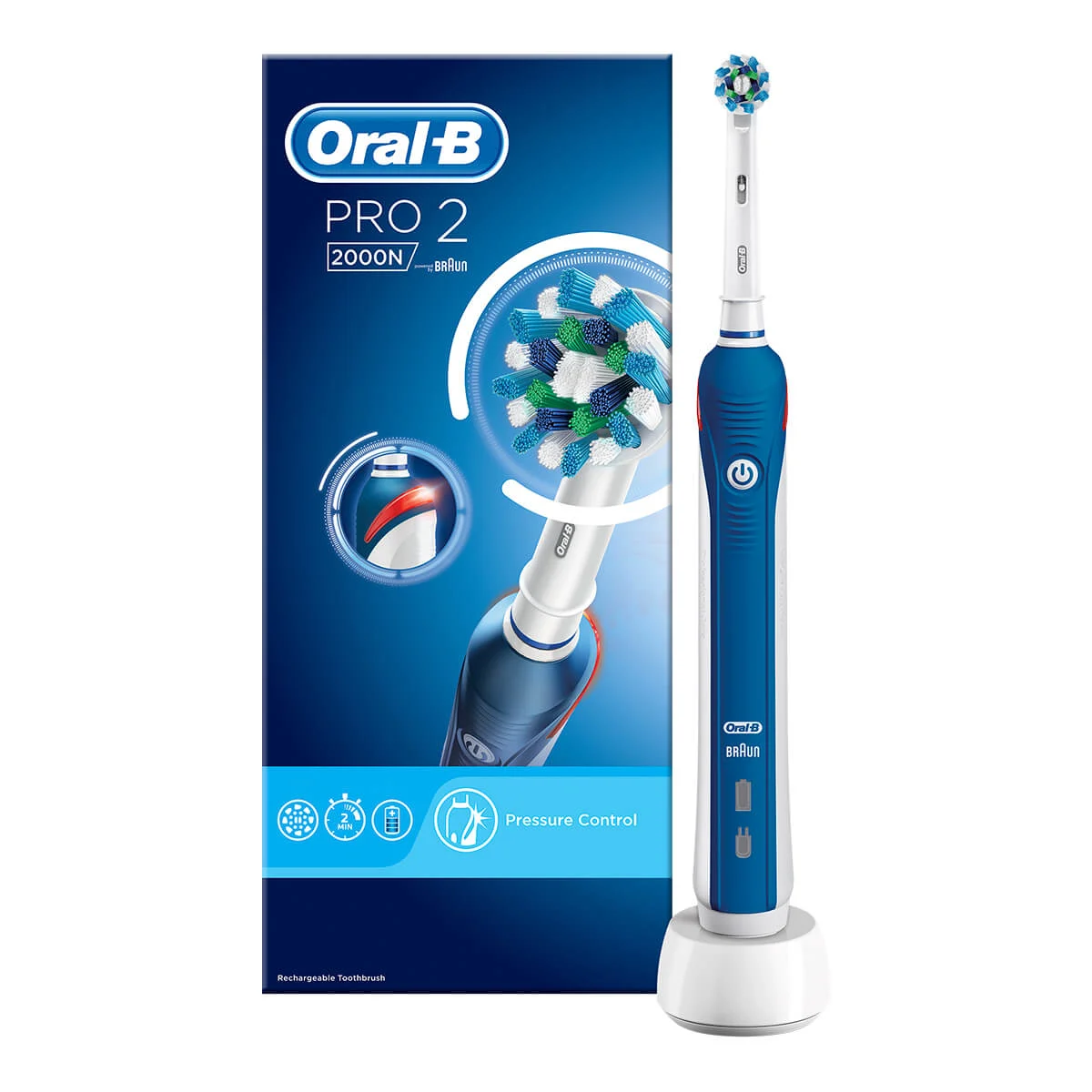 Oral-B Pro 2 2000N Electric Rechargeable Toothbrush 