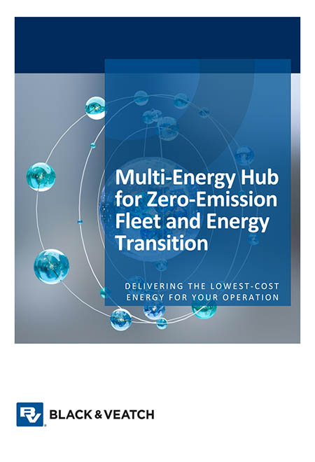 multi-energy hub for zero-emission fleet and energy transition