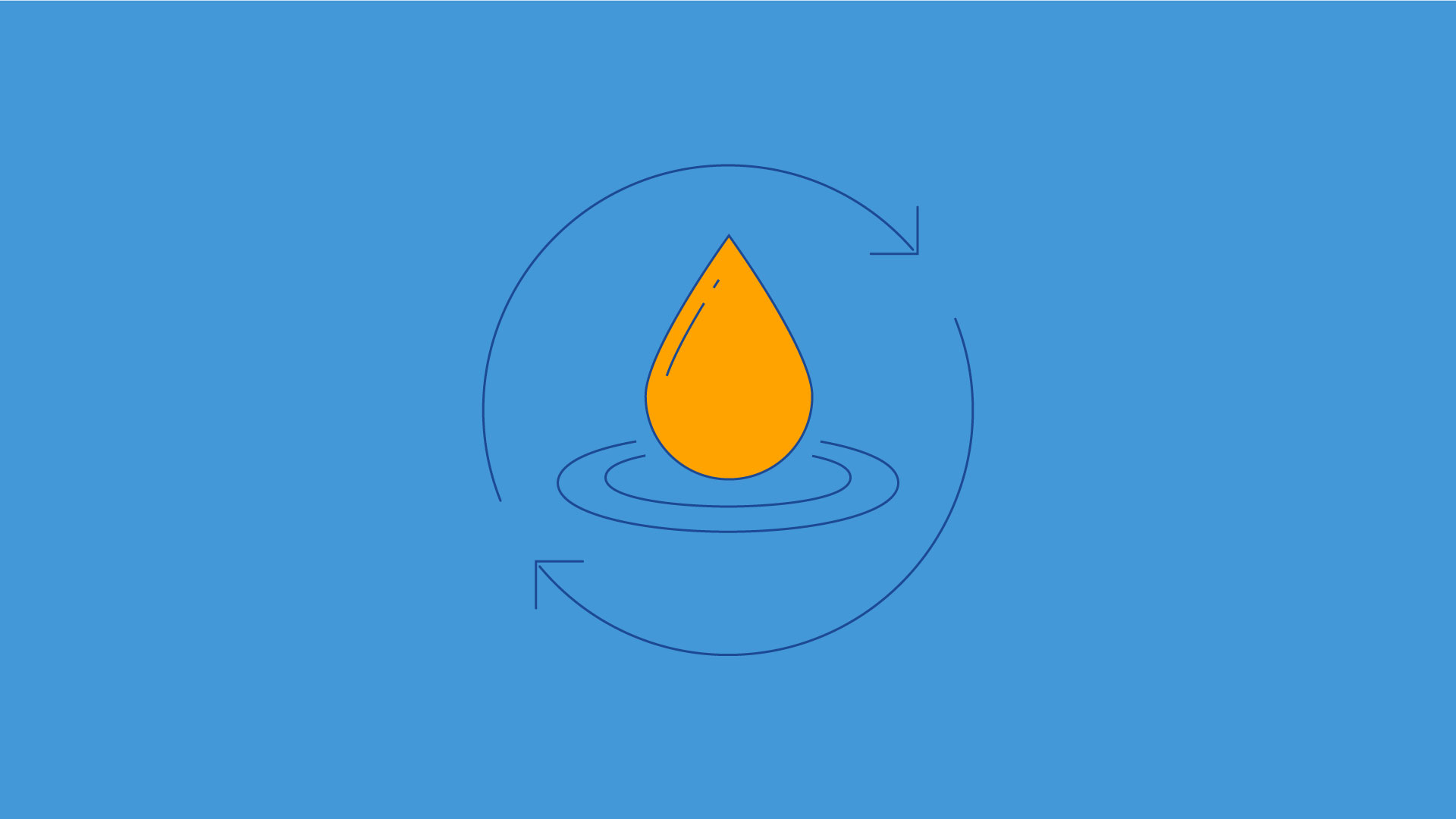 Animated Conserve Water Droplet