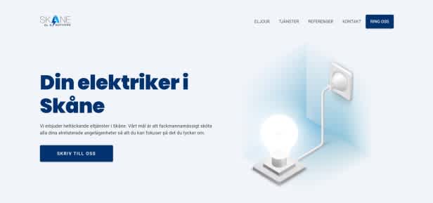 Image of the landing page of company website for Silk Road Logistic.