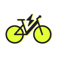 ícone bike elétrica