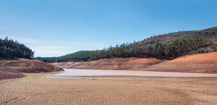 Barragem do Algarve com pouca água