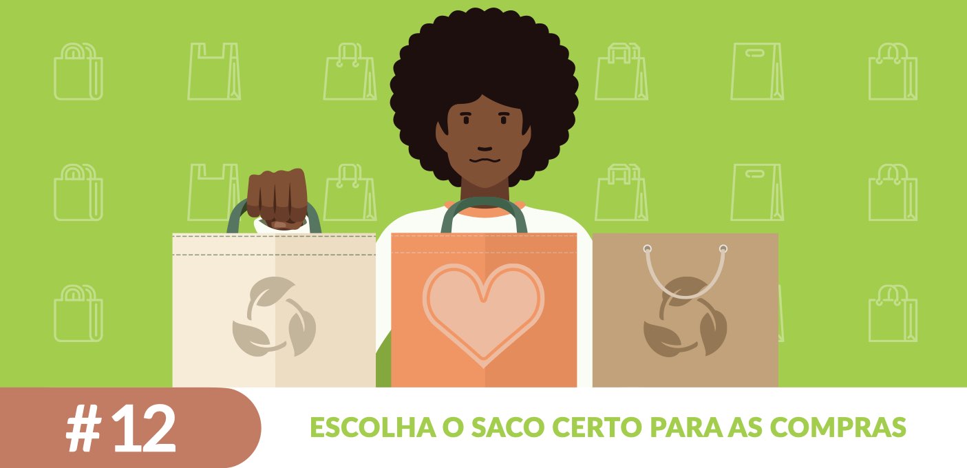 ilustração de homem africano com três sacos de papel
