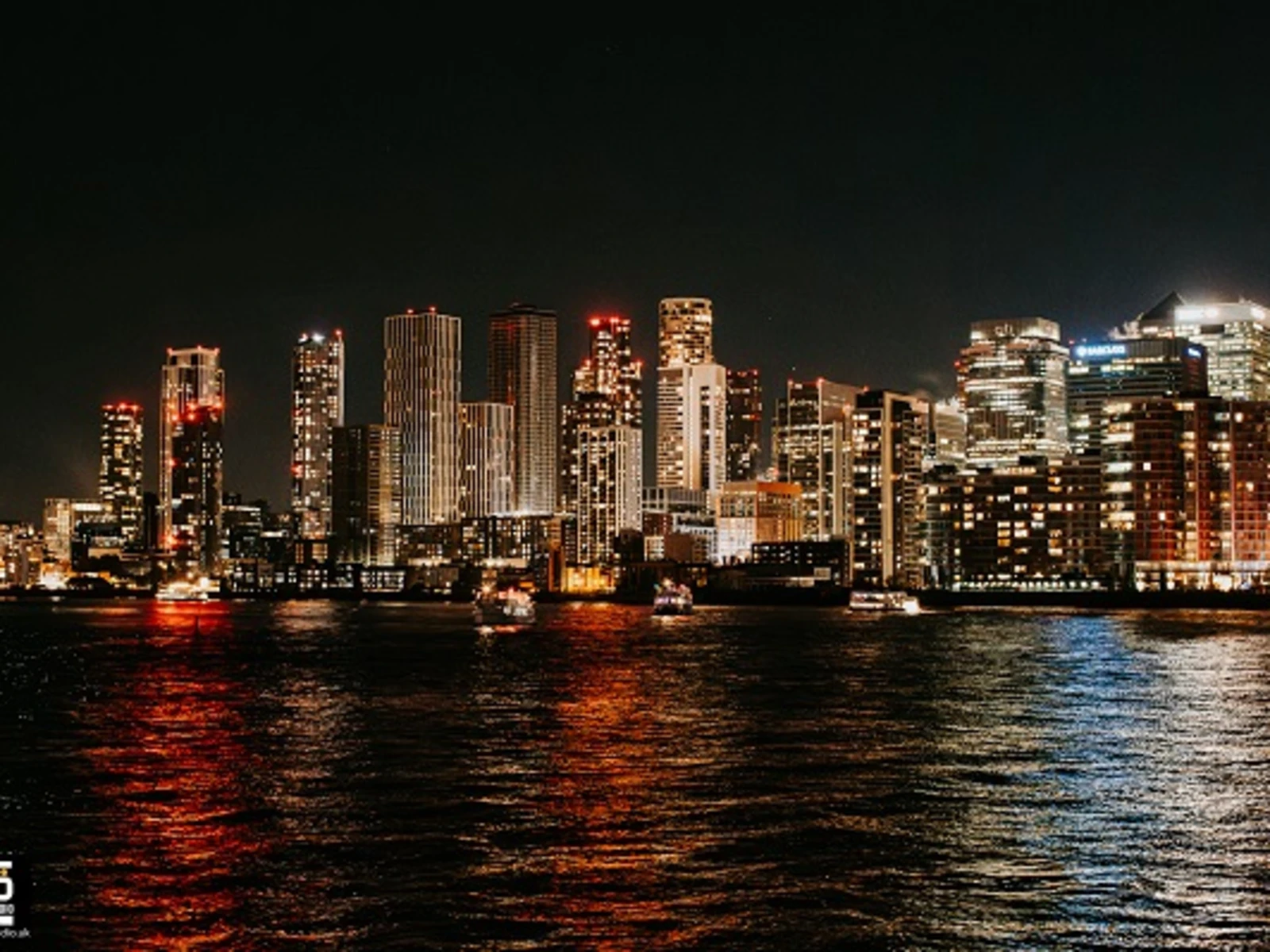 Panorama Londynu z Tamizy