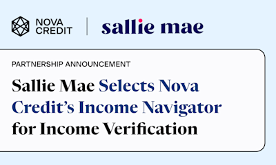 Sallie Mae and Nova Credit Partnership Announcement Blog Header Image