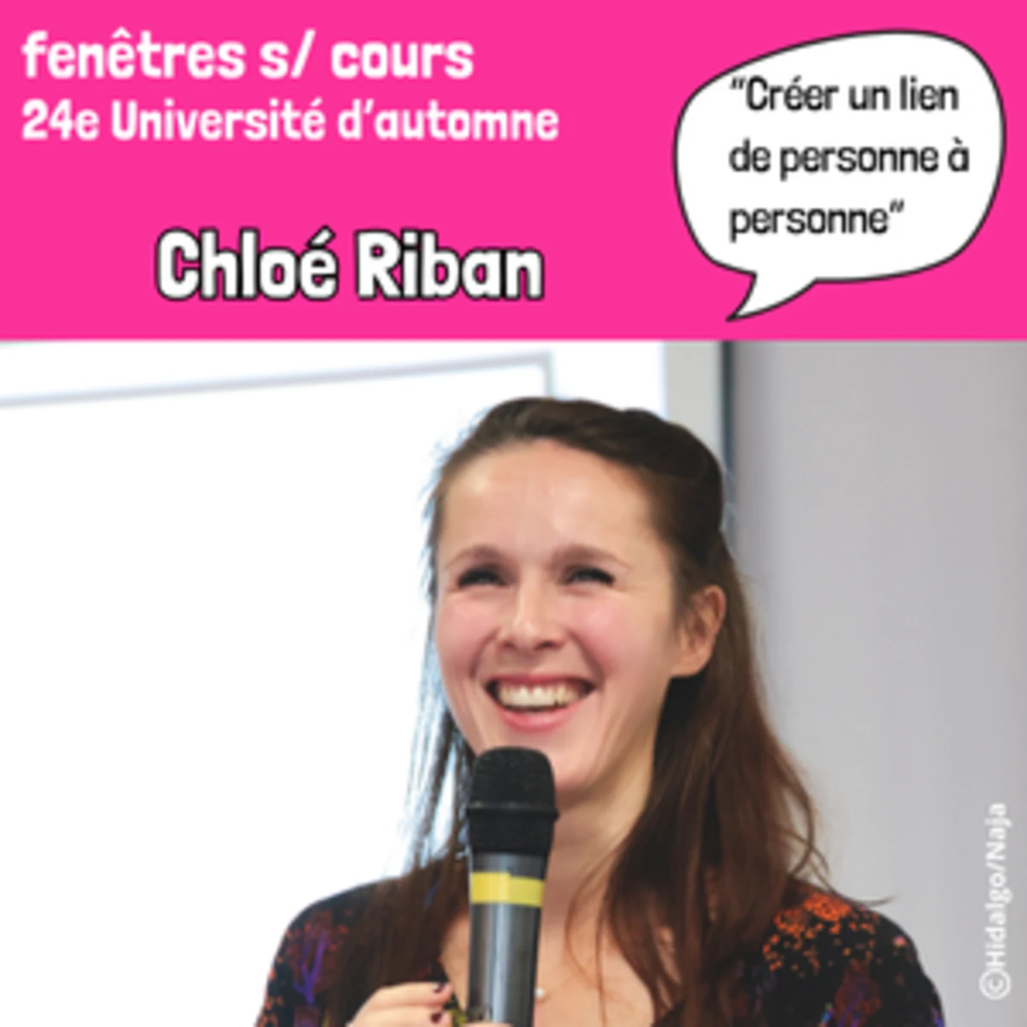 “Créer un lien de personne à personne”