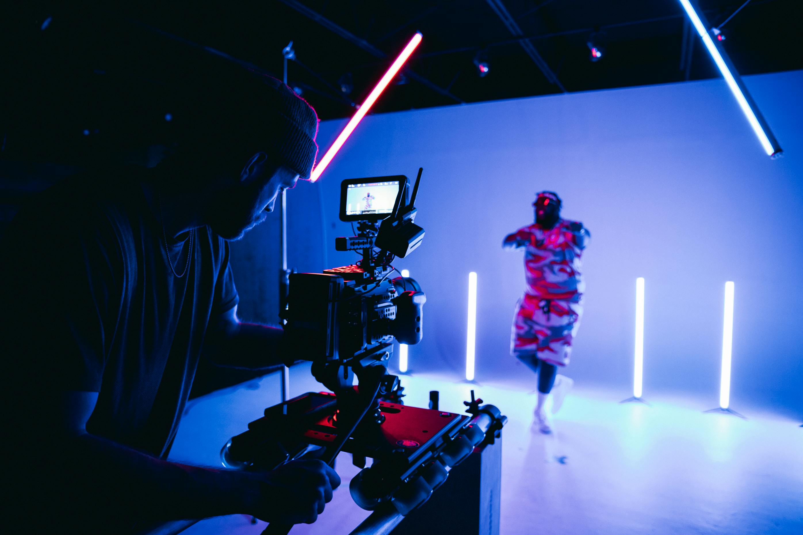 AI video creation interface