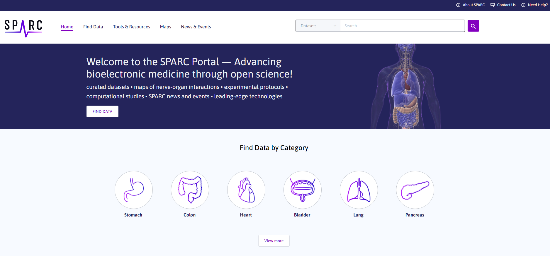 Portal Home page 