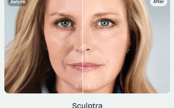 sculptra before and after treatment