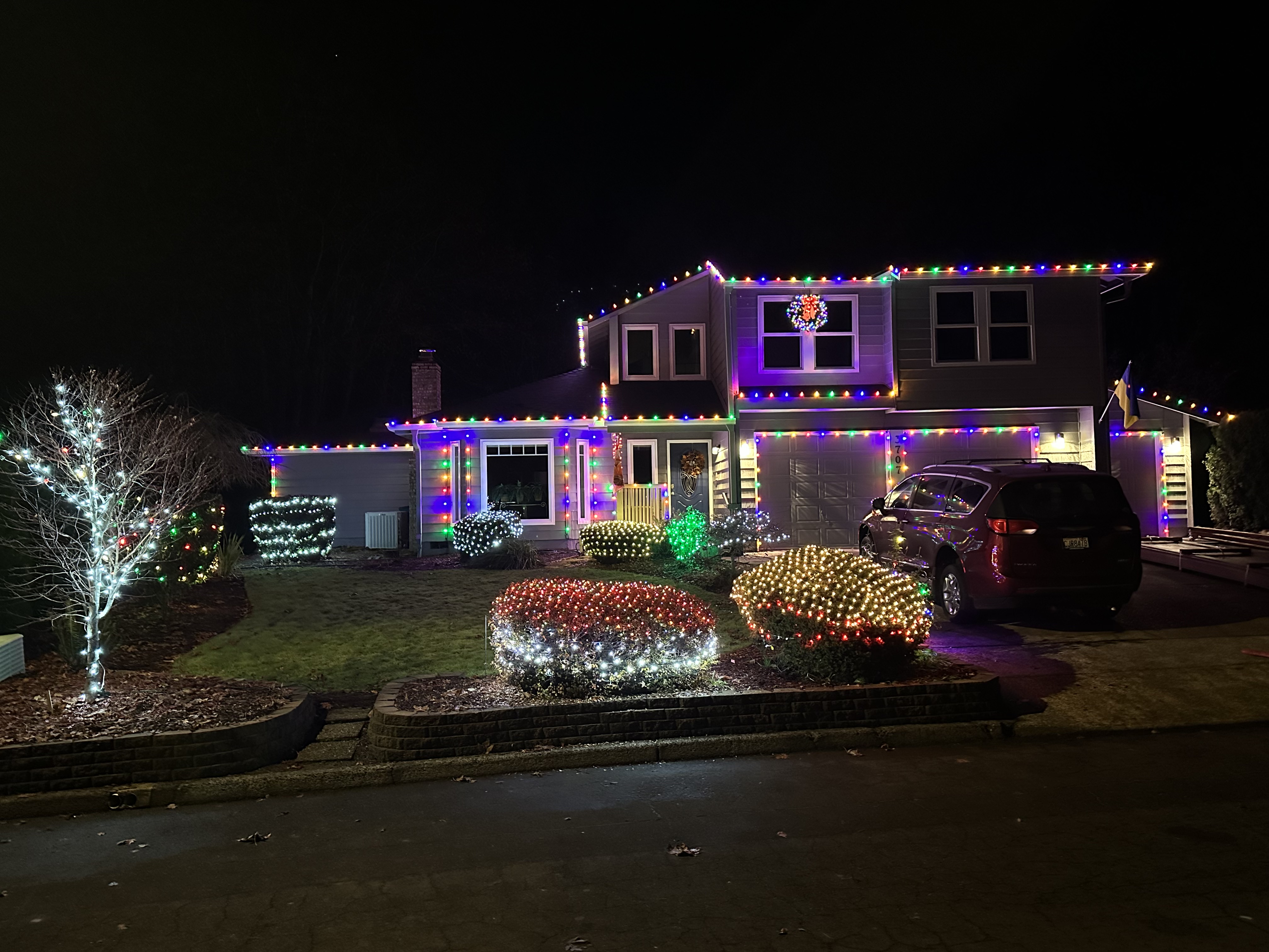 christmas lights installation