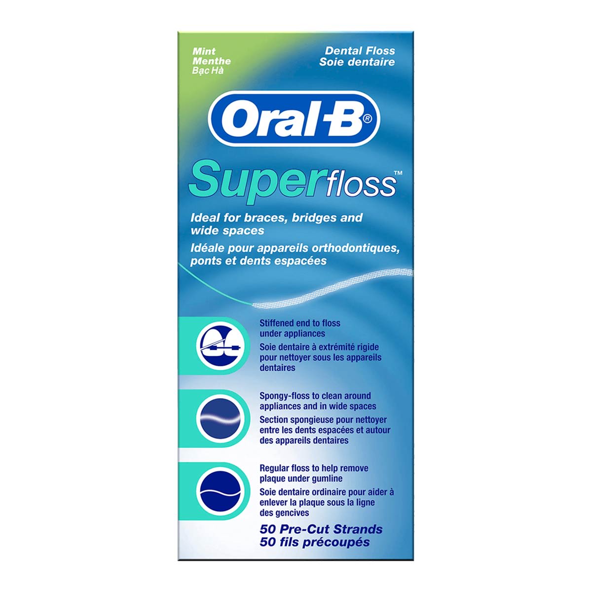 Oral-B Super Floss Pre-Cut Floss Strands undefined