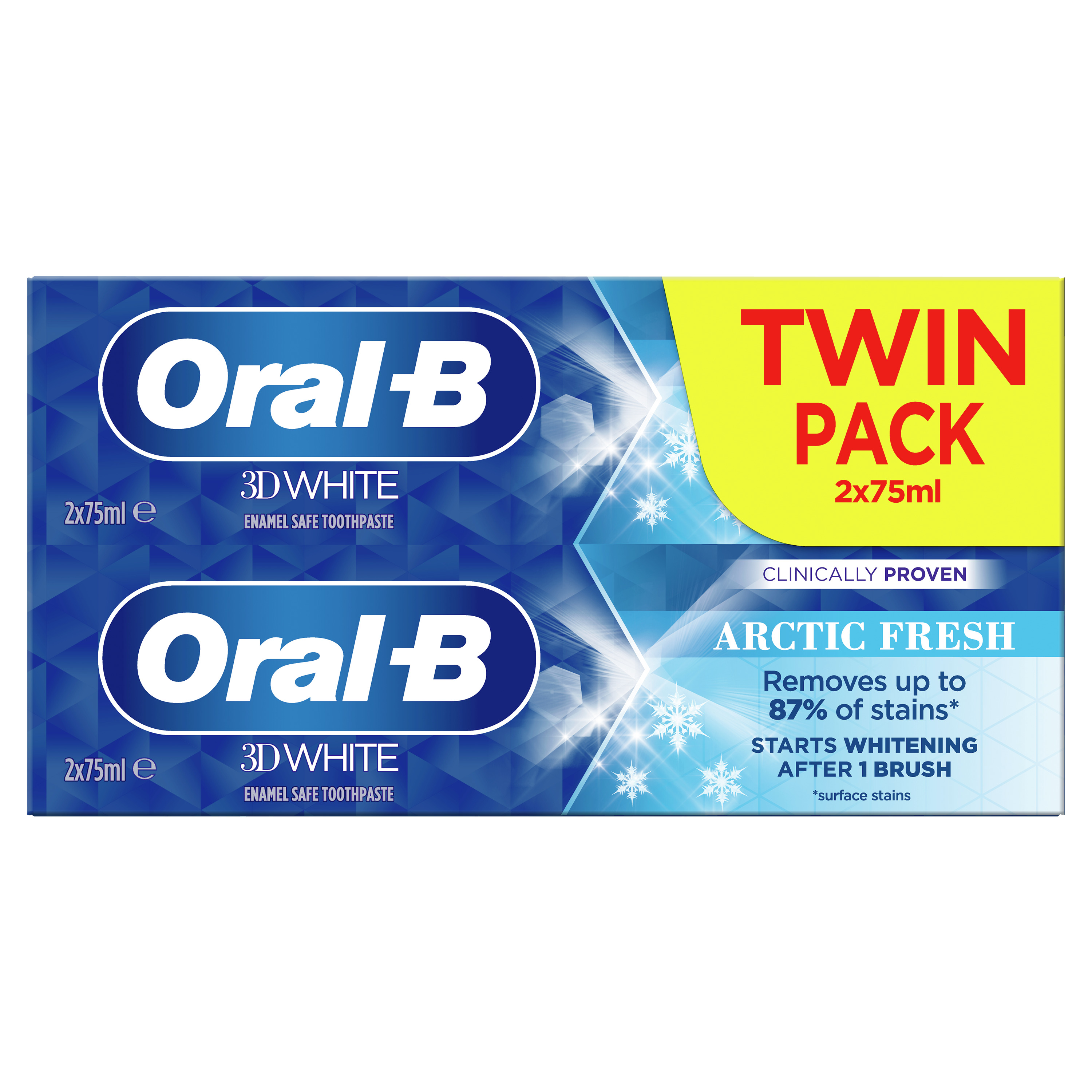 Oral-B 3D White Arctic Fresh 2x75ml 2in1 undefined