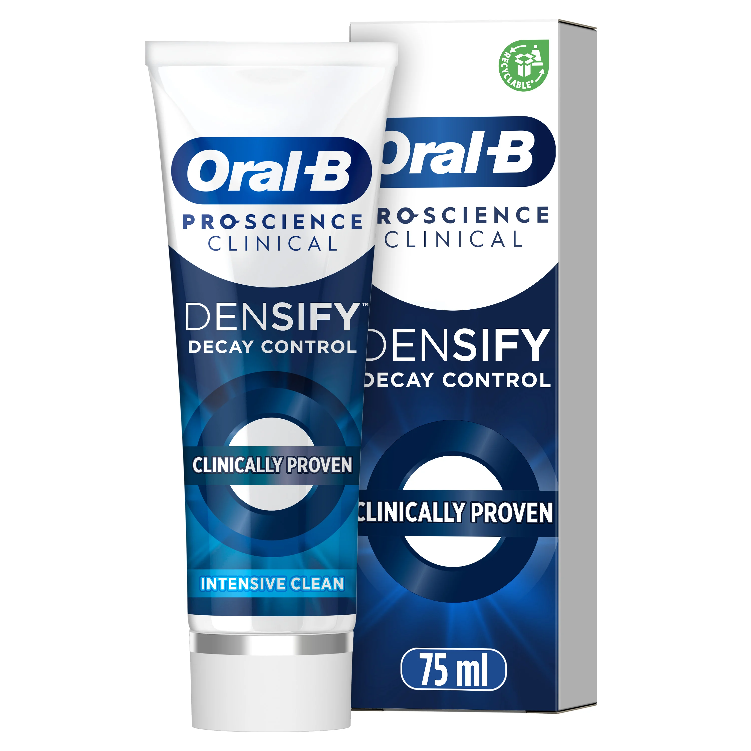 Oral-B Pro-Science Clinical Densify Decay Control Intensive Clean Tannkrem - Main 