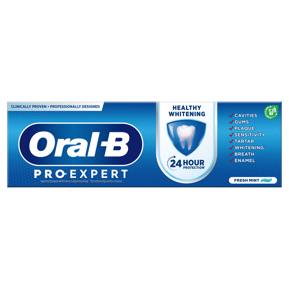 Oral-B Pro-Expert Healthy Whitening Tannkrem | Oral-B NO