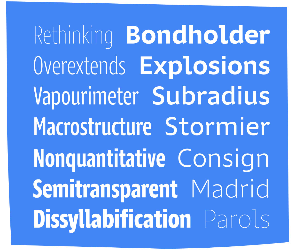  <b class="accent">FIG. 1 — </b> Comparison of Portamento’s Proportional fonts with Portamento Compressed (left) and Portamento Normal (right).