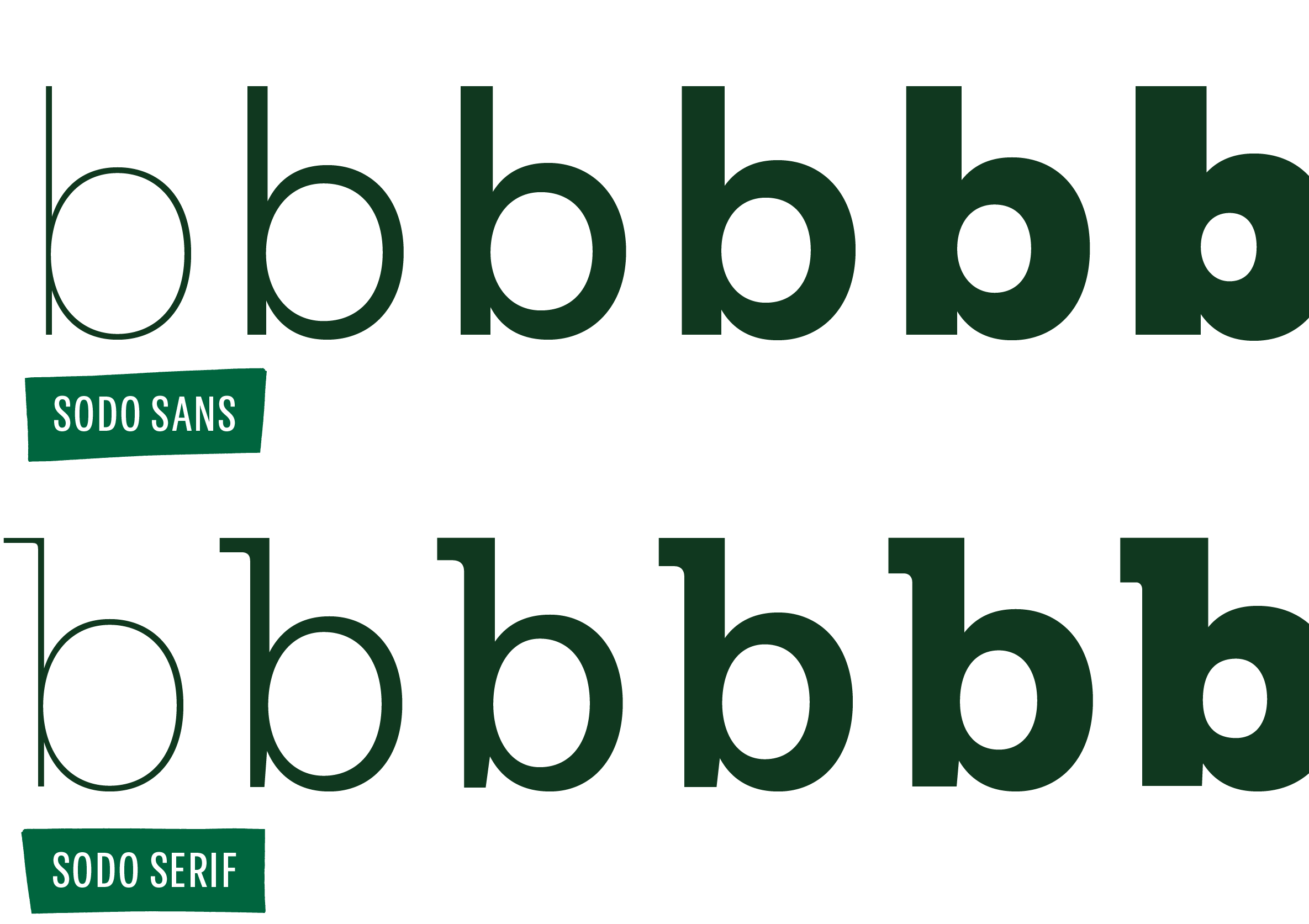 <b class="accent">FIG. 5 — </b> A comparison of details in SoDo Sans and SoDo Serif.