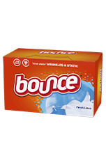 Bounce® Fresh Linen Fabric Softener Dryer Sheets