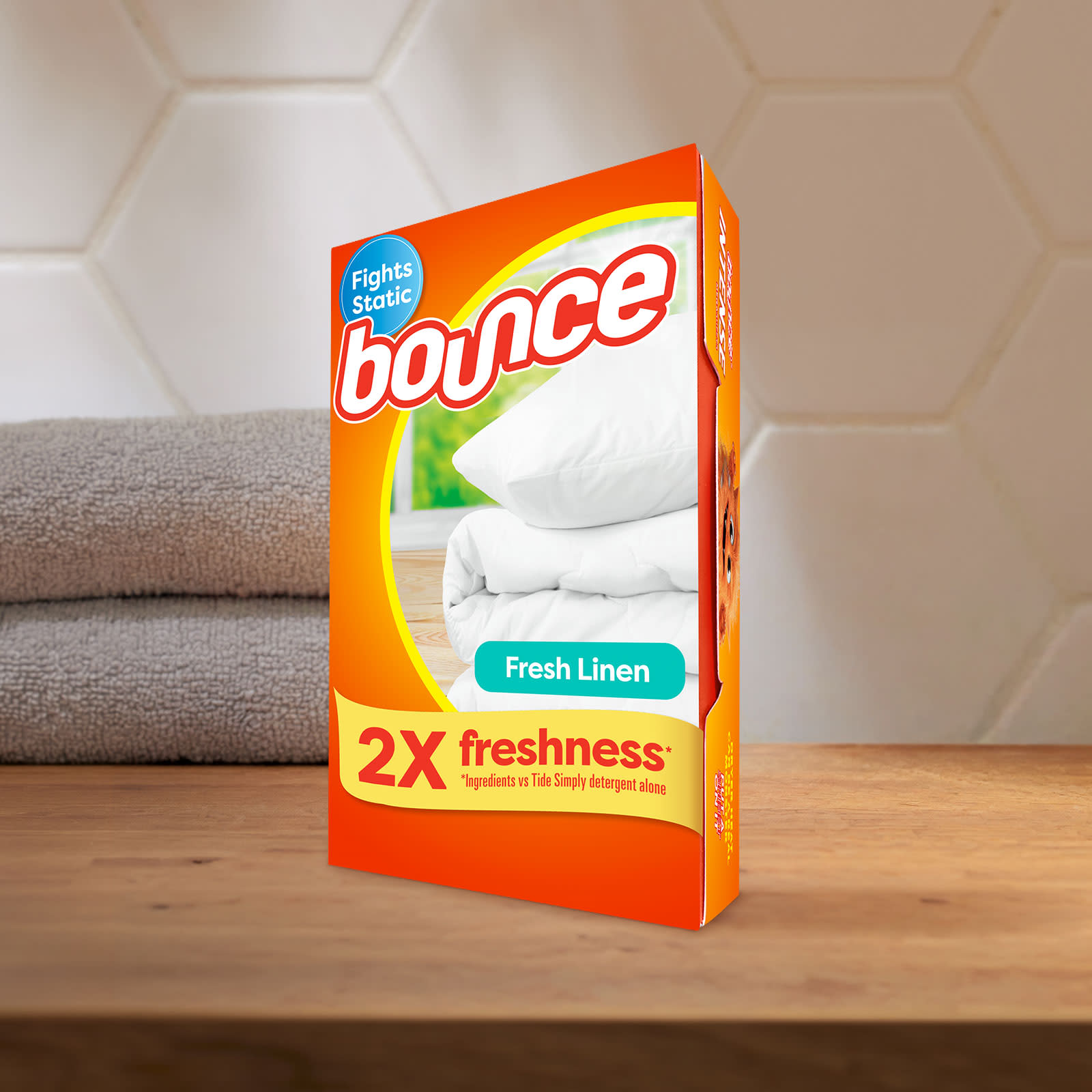 Bounce® Fresh Linen Fabric Softener Dryer Sheets