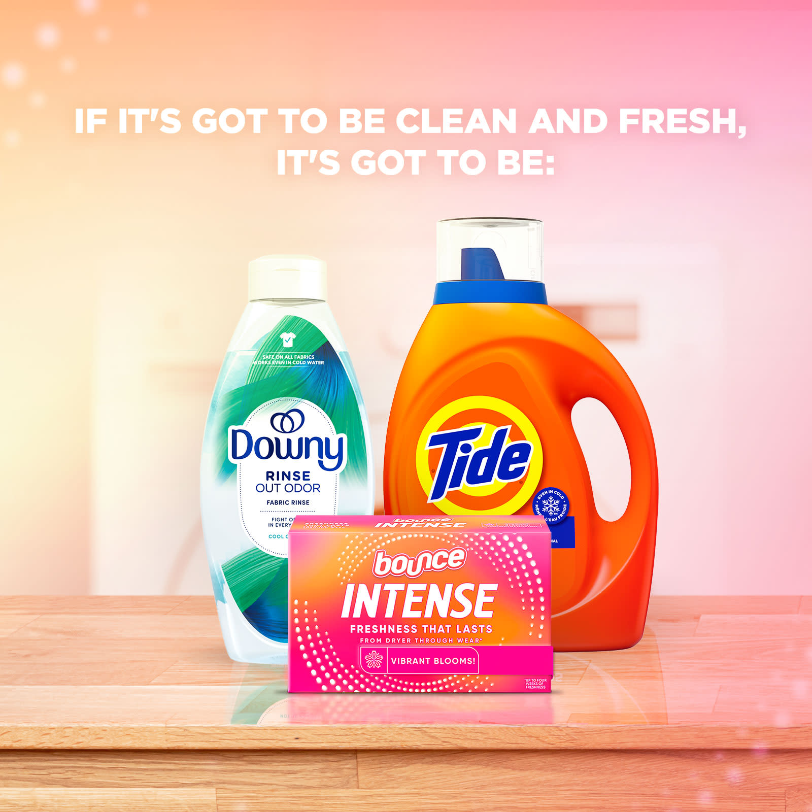 PDP - Bounce Intense Vibrant Bloom Dryer Sheets - SI9