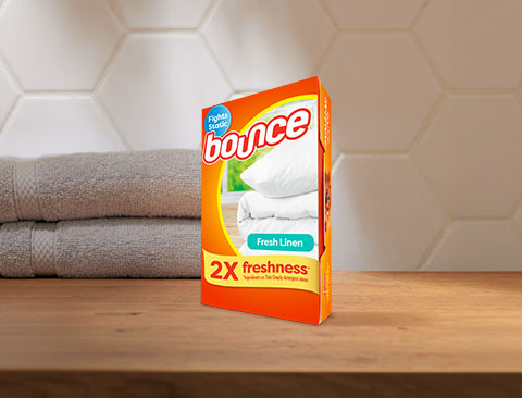Bounce Fabric Softener Dryer Sheets | Linen Fresh