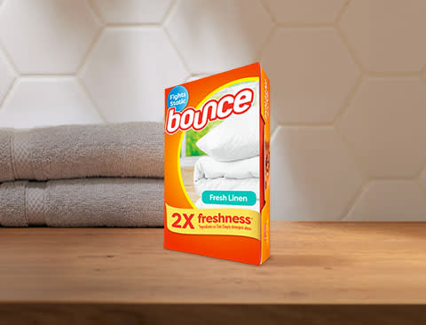 Bounce® Fresh Linen Fabric Softener Dryer Sheets